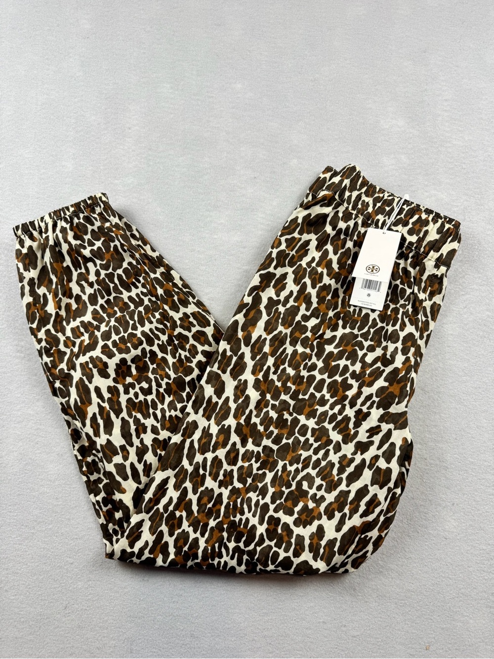 TORY BURCH Women’s Leopard Print 100% Cotton Beach Pants Size Small NWT $298 - Picture 3 of 14